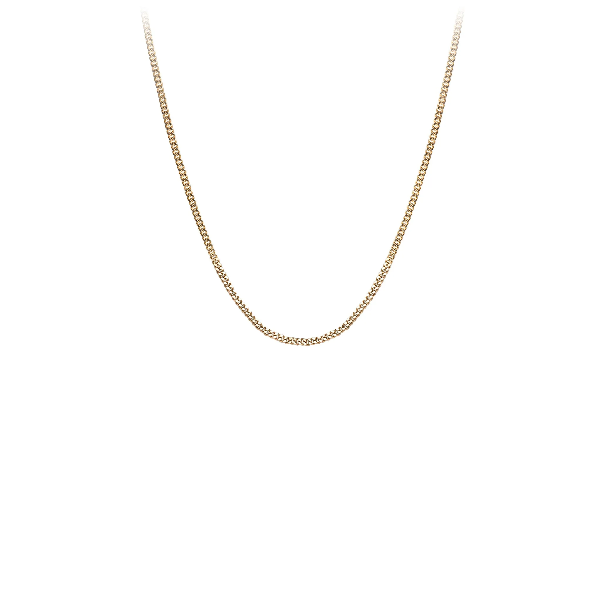 14K Gold Medium Curb Chain