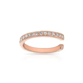 14KT Rose Gold Diamond Mia Ear Cuff