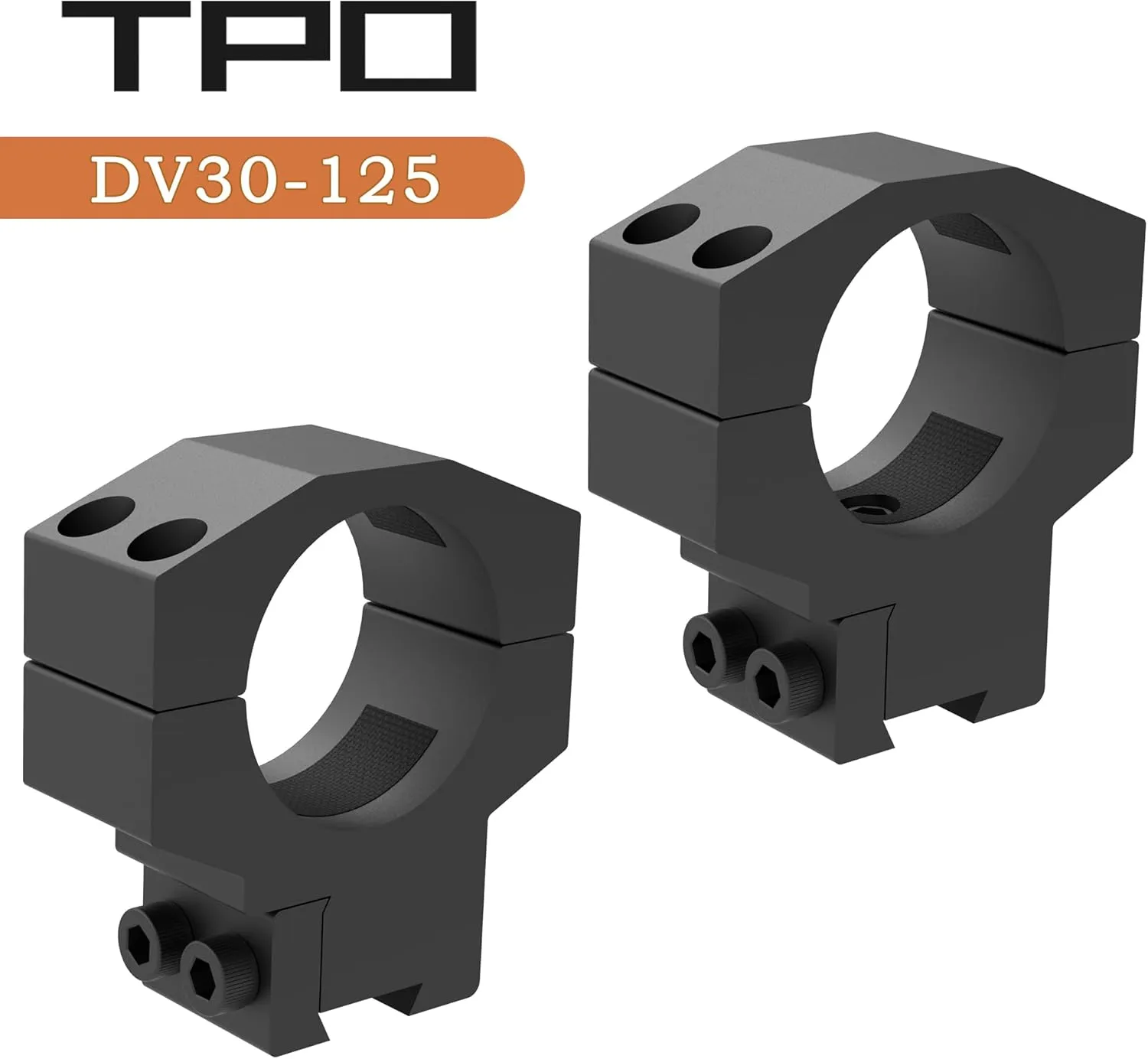 30mm Dovetail Scope Rings for 3/8" 11mm Dovetail Rails Medium/High Profile Airgun Mount