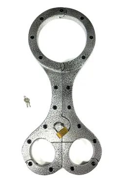 Aluminum Bondage Yoke Restraints/Bondage Cangue Slave Shackle