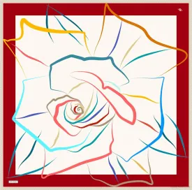 Armine Lotti Abstract Silk Scarf #32