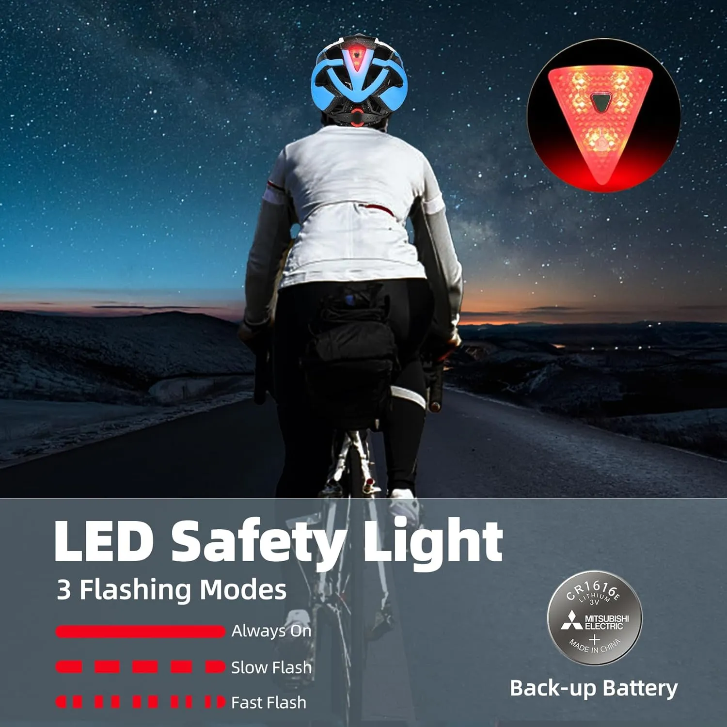 Bike Helmet, Basecamp Bicycle Helmet with Rear Light & Detachable Magnetic Goggles Lightweight Cycling Helmet Adjustable for Adult Men Women Mountain & Road (BC-069)