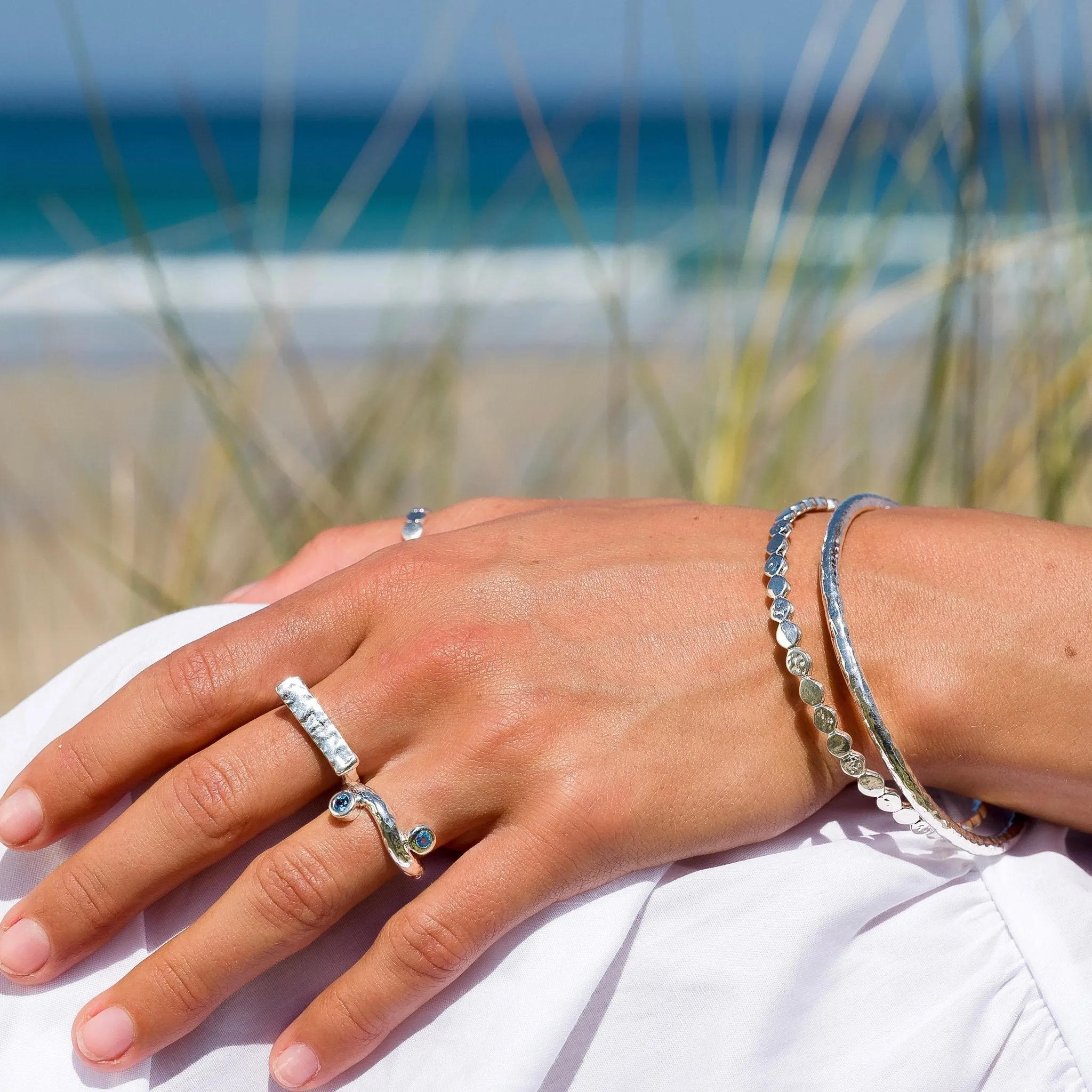 Blue Tides Ring