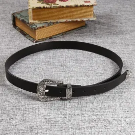 Buckle Star Pattern Double Belt