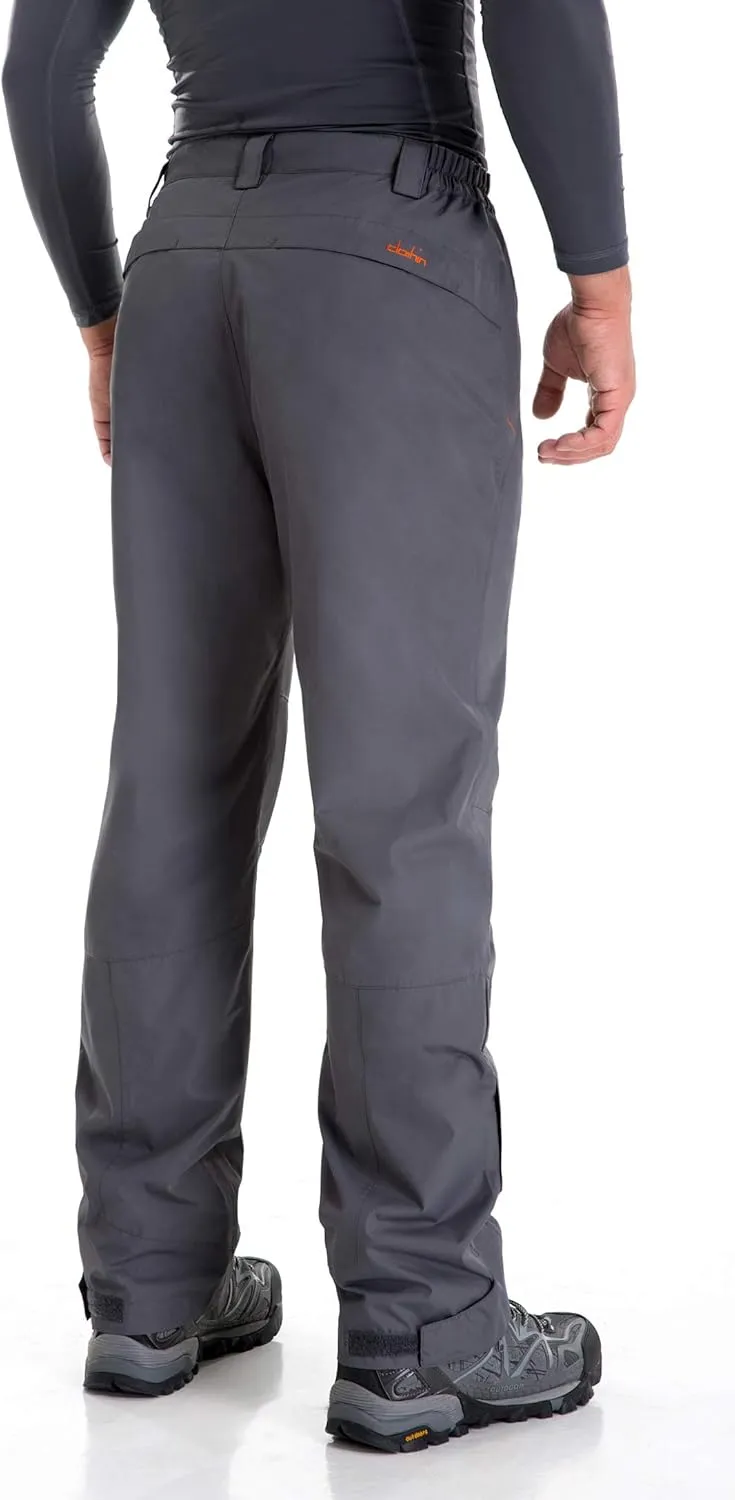 clothin Men's Insulated Ski Pant Fleece-Lined Waterproof Snow Pants