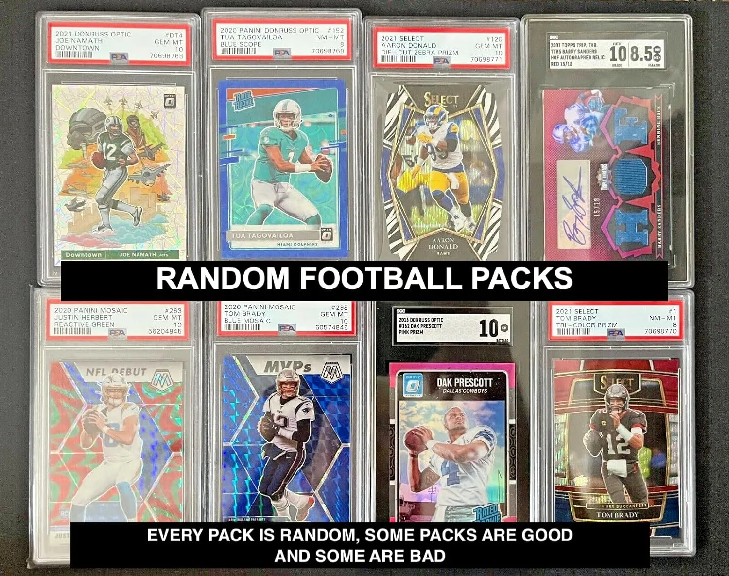 Football Collectible Card Pack - 15 Cards - 5 Rookies - Look for Autos - Mem - 1/1