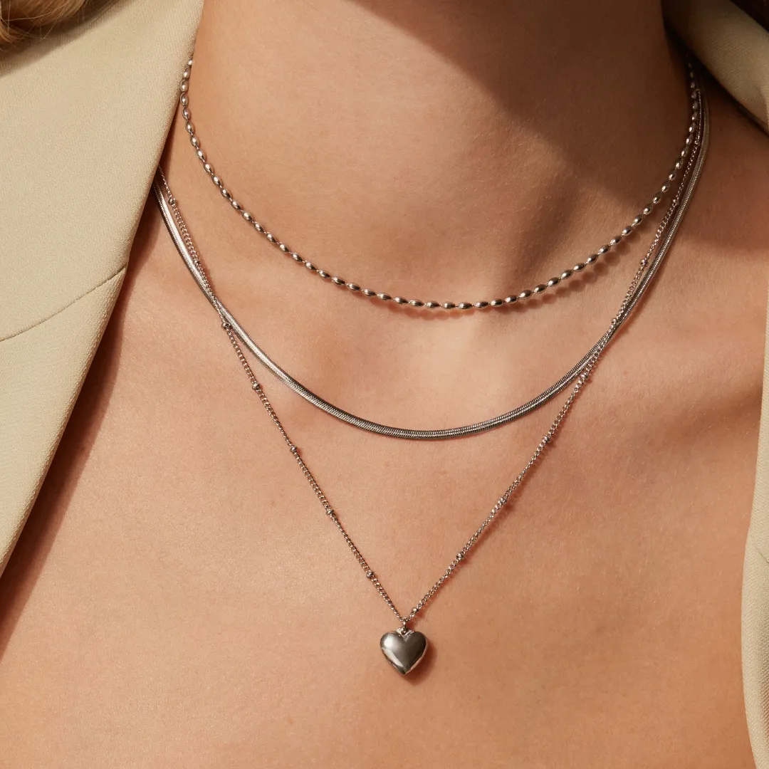 Isla Necklace - Silver
