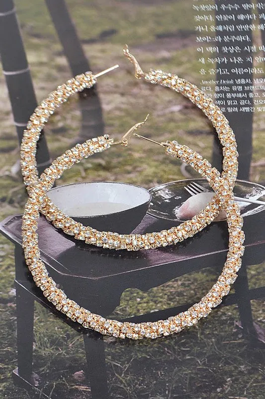 Jessica earrings, Gold