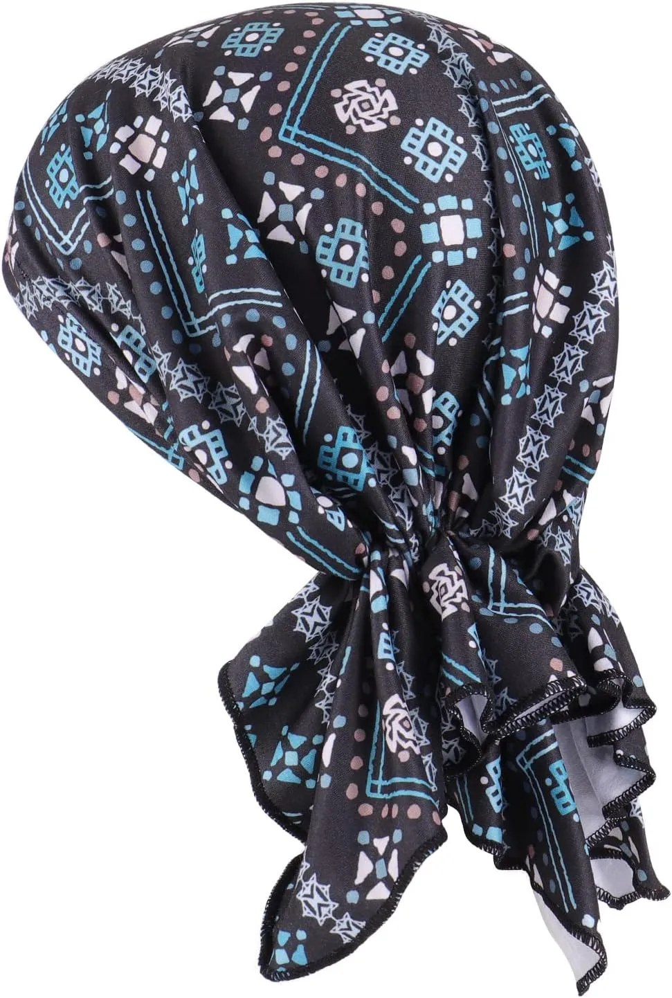 KAKU NANU Women Turban Chemo Beanies Pre Tied Caps Baggy Slouchy Headwear Sleep Scarf