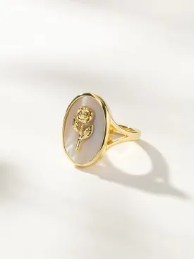 Pearlescent Rose Ring