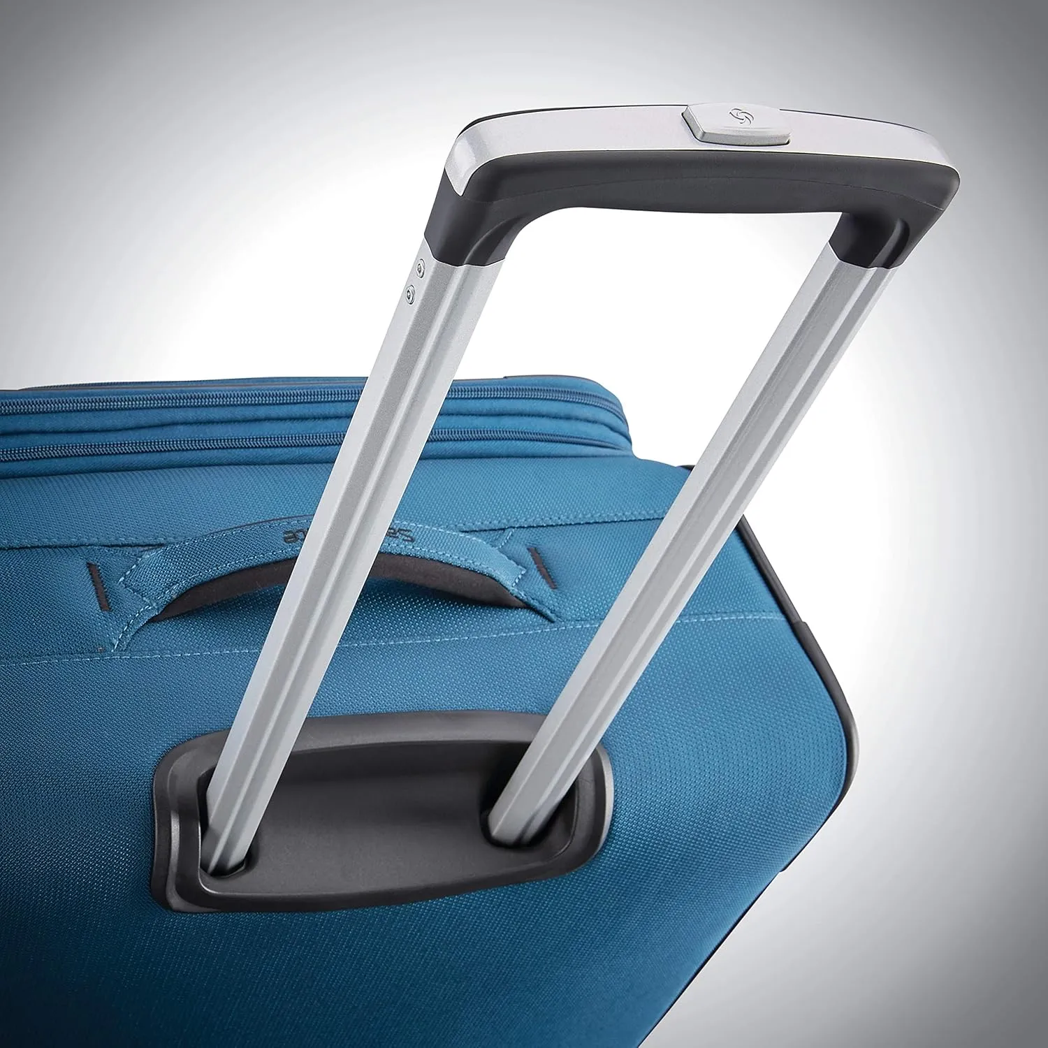 Samsonite Ascella X Softside Expandable Luggage with Spinners, Teal, 2PC SET (Carry-on/Medium)