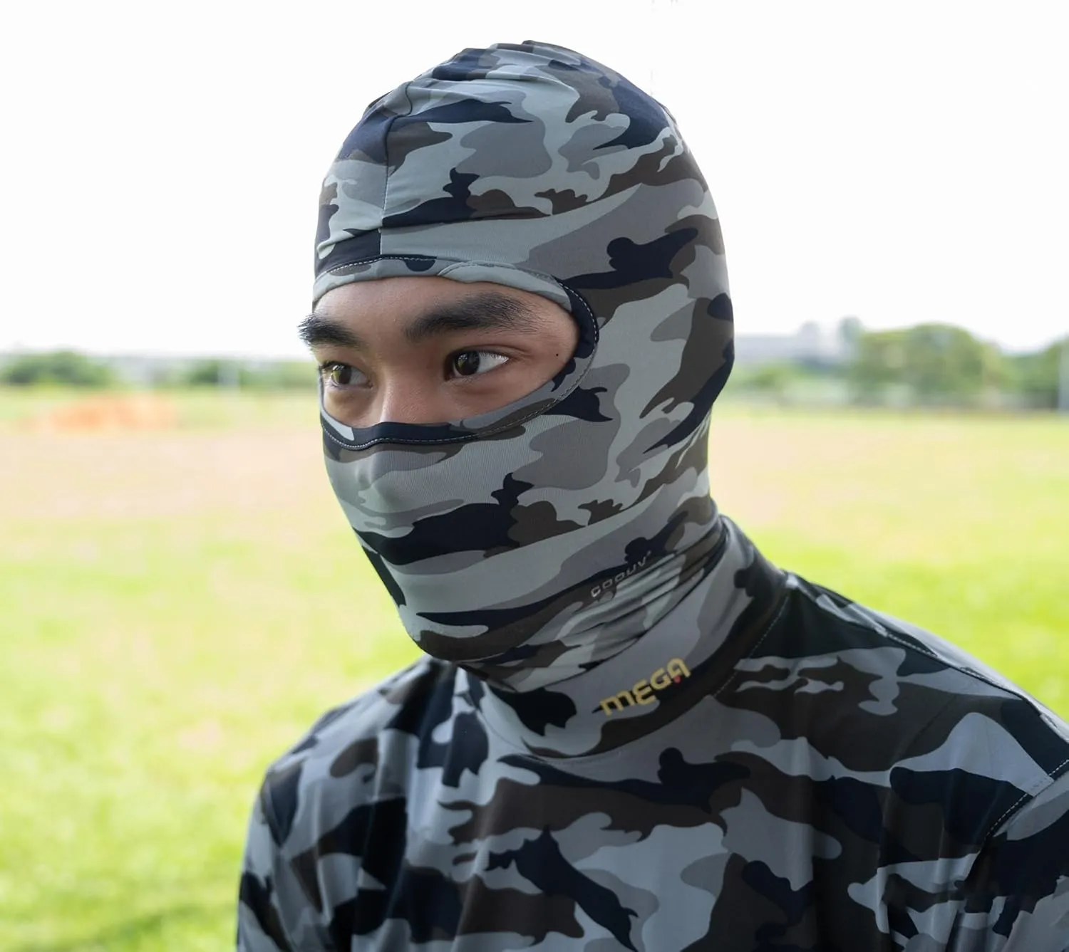 Sun Protection UPF50  Ice Silk Fabric Cooling Balaclava Face Mask Ultrathin Smooth Soft
