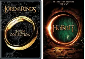 The Lord of The Rings Trilogy & The Hobbit Trilogy 9 DVD Set Widescreen