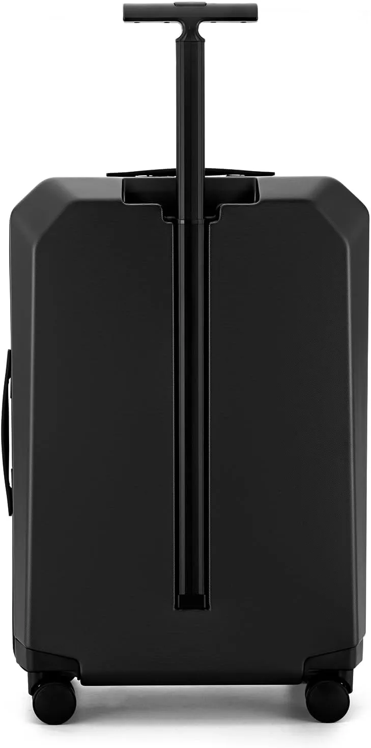 Ti Hard Shell Carry on Luggage Airline Approved, Carry on Suitcases with Wheels,PC Luminous Textured Travel Luggage, TSA Approved, 20 Inch Carry-On (Midnight Black, Carry-On 20-Inch)