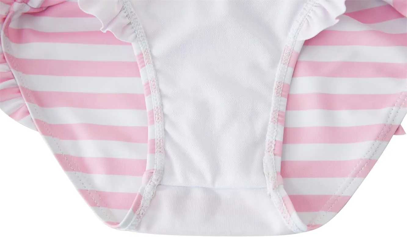 UMELOK Toddler and Little Girls Rash Guard Sets with Bikini Bottoms Swimwear
