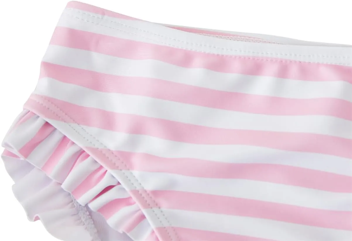 UMELOK Toddler and Little Girls Rash Guard Sets with Bikini Bottoms Swimwear