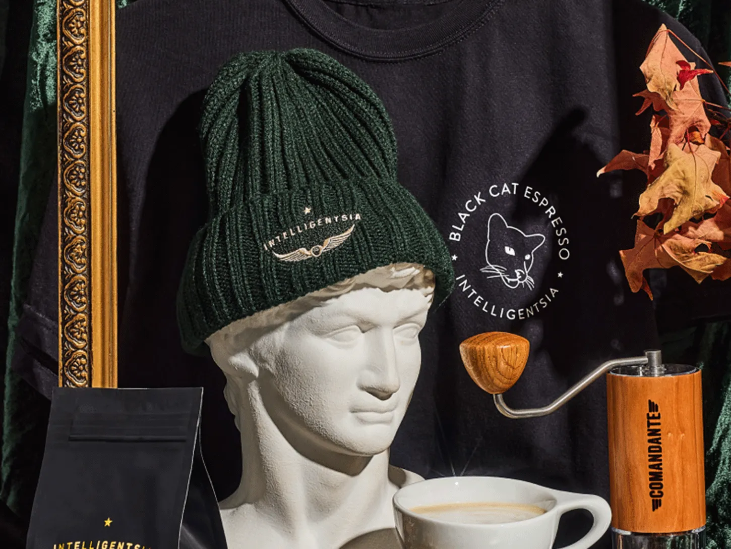 Wing Logo Beanie in Green